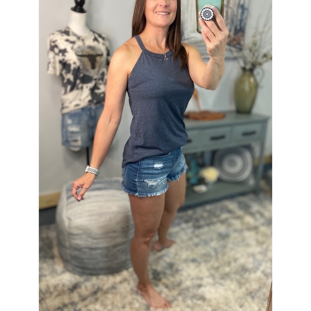 ❤️🔥Tri Rocker Tank Floaty Top Blue 2320 - Picture 3 of 11